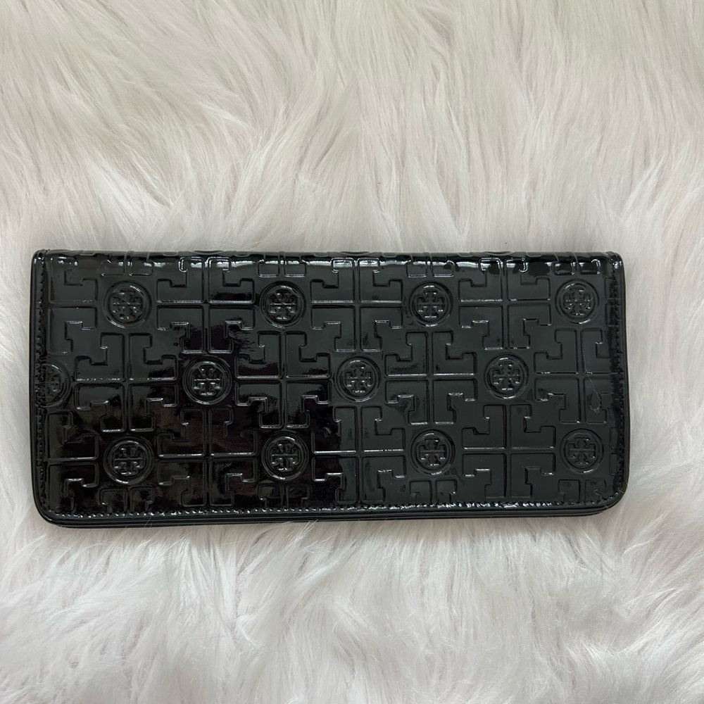 Black Embossed Clutch